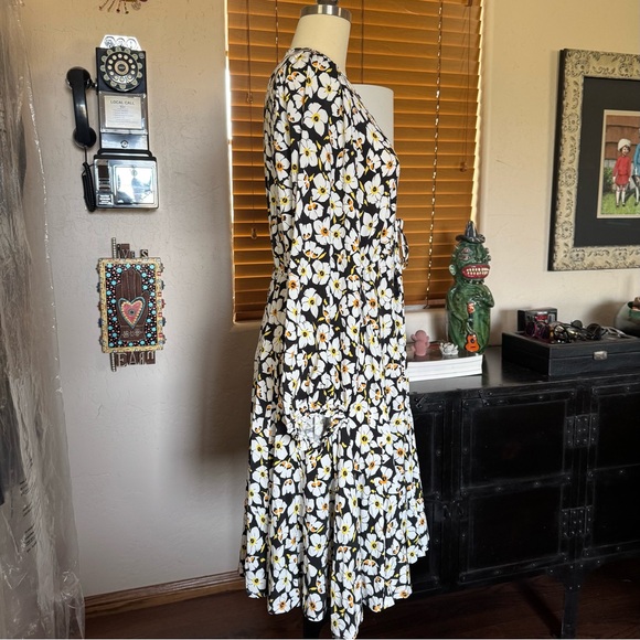 NWT Hale Bob Daeja floral print jersey dress XL - Picture 7 of 14